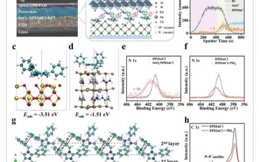 AFM：π-π堆積介導的雙層分子橋用于改善鈣鈦礦太陽能電池的界面電荷傳輸
