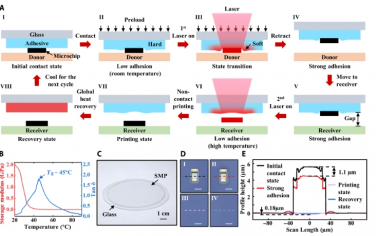 Science Advances：具有優異的粘合增強和減粘能力的激光誘導粘合劑，適用于微芯片的轉移印刷