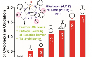 JACS：調節次級配位球的環烷基實現Fe(IV)=O配合物的催化活性提高1個數量級